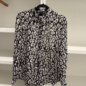 The Koopies black and white blouse..